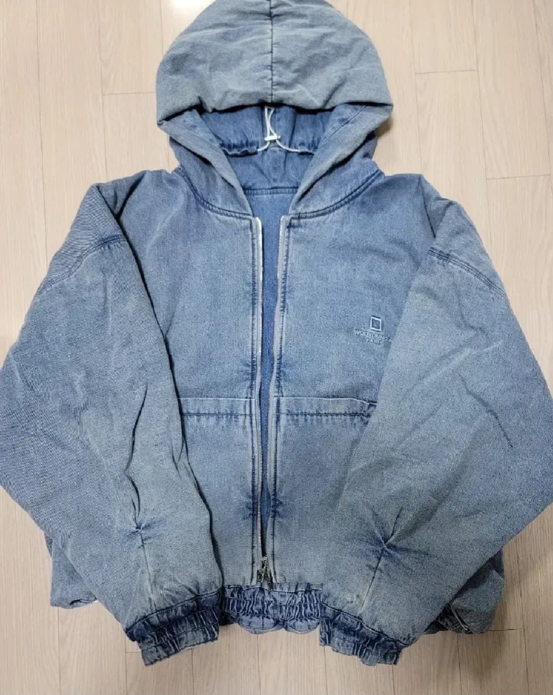 [46] 우영미 데님 후드 초판 새제품 판매 상품이미지1