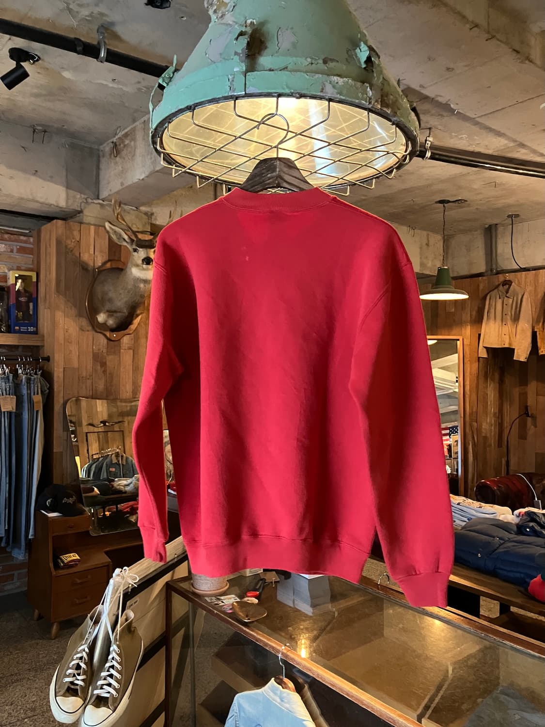 80s USA 빈티지 러셀 플레인 스웻 셔츠 맨투맨 상품이미지3