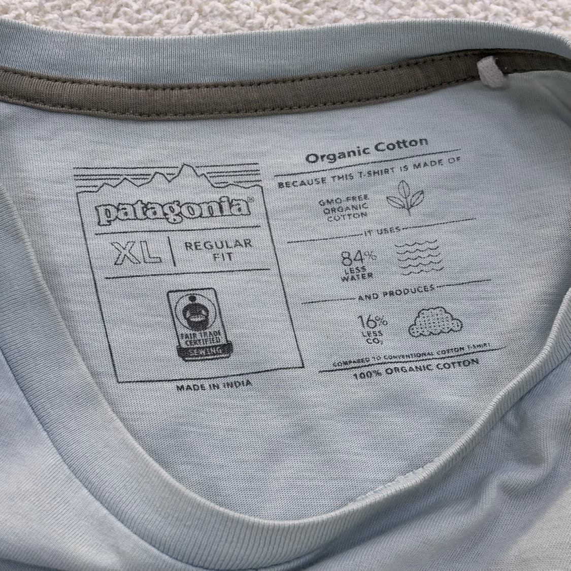 XL 파타고니아 스몰로고 반팔 티셔츠 0316E 상품이미지3