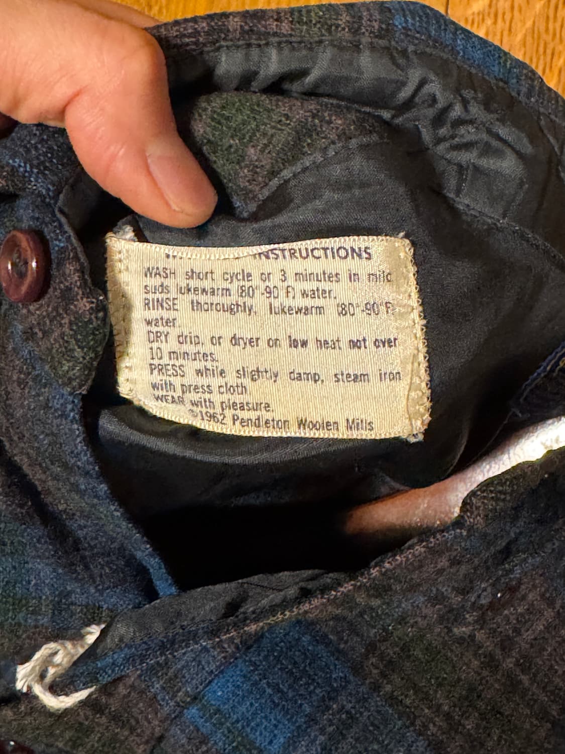 50s 펜들턴 lodge 셔츠 (38) 상품이미지5