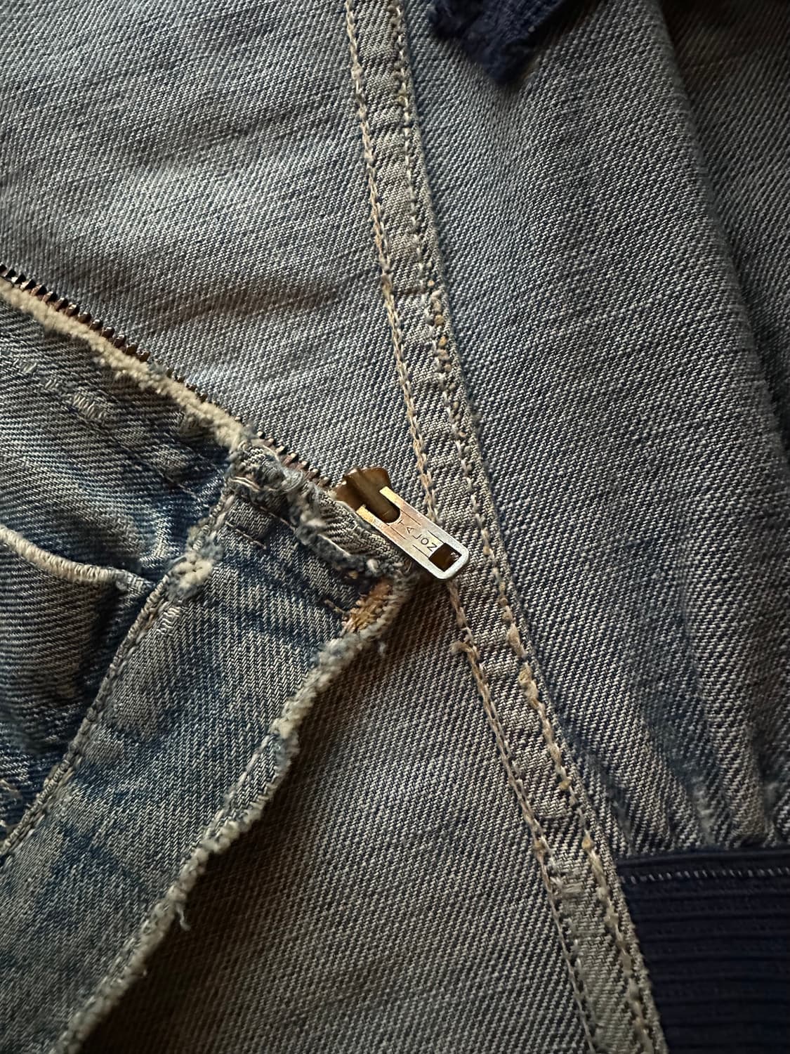 0s USA 빈티지 랭글러 11MJZ 1세대 셀비지 데님 자켓 상품이미지9