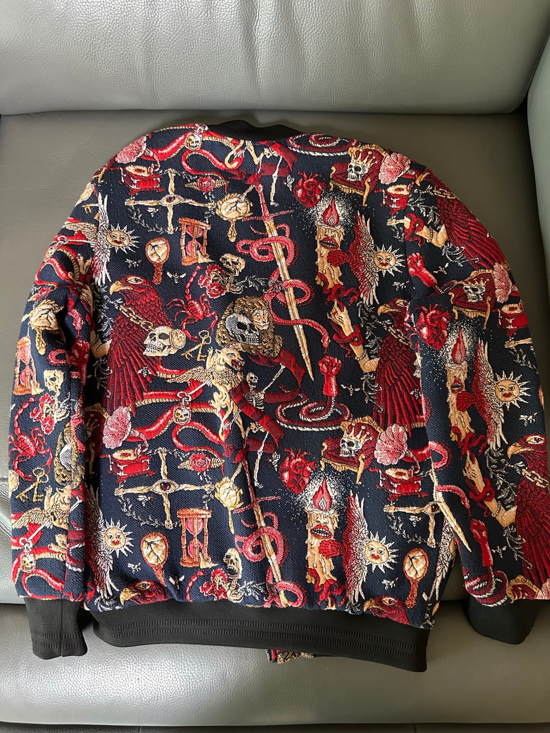 자라 스컬 스네이크 봄버 자켓 상품이미지2