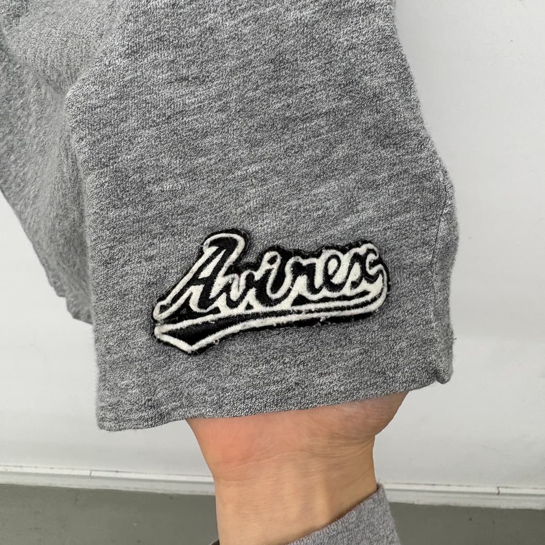 빈티지 아비렉스 회색 7부 래글런 티셔츠 여성L 상품이미지2