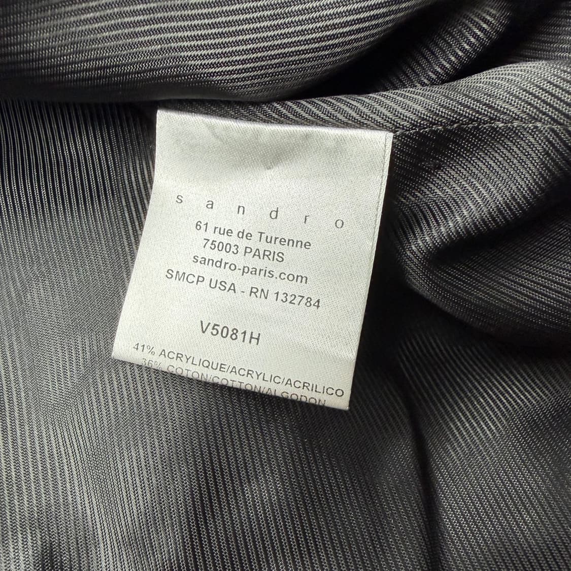 산드로 메탈릭 골든 트위드 자켓 상품이미지6