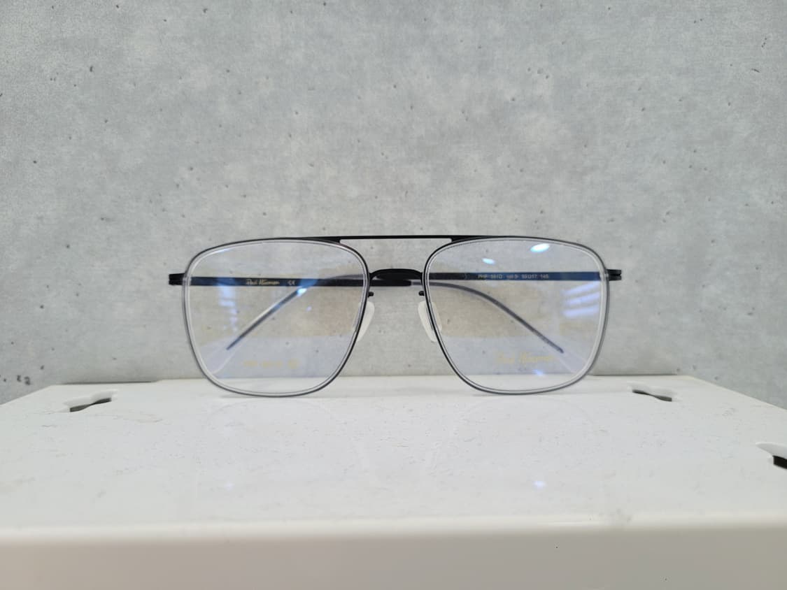 폴휴먼안경(PHF551D 블랙투명 투브릿지) +블루라이트변색렌즈 상품이미지10