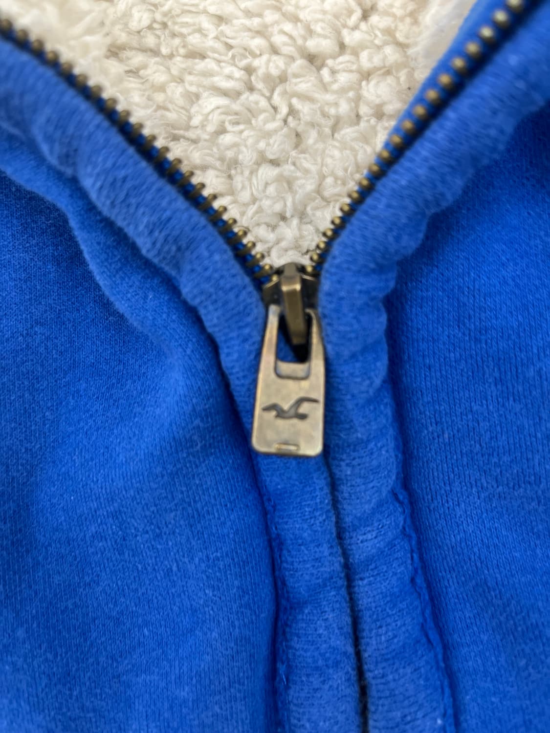 홀리스터 블루 양털집업(L) 상품이미지4