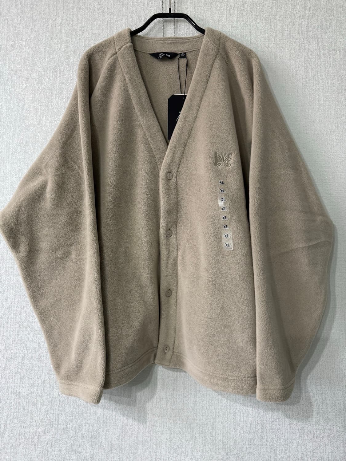 [XL] 유니클로 x 니들스 플리스 오버사이즈 가디건 베이지 상품이미지2