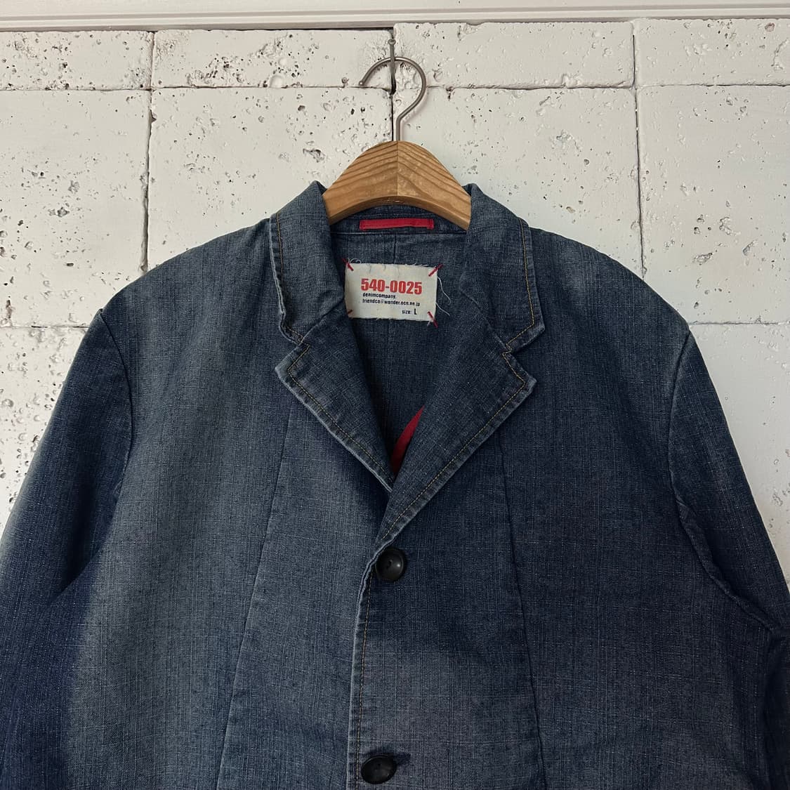 L 빈티지 데님 블레이저 상품이미지2