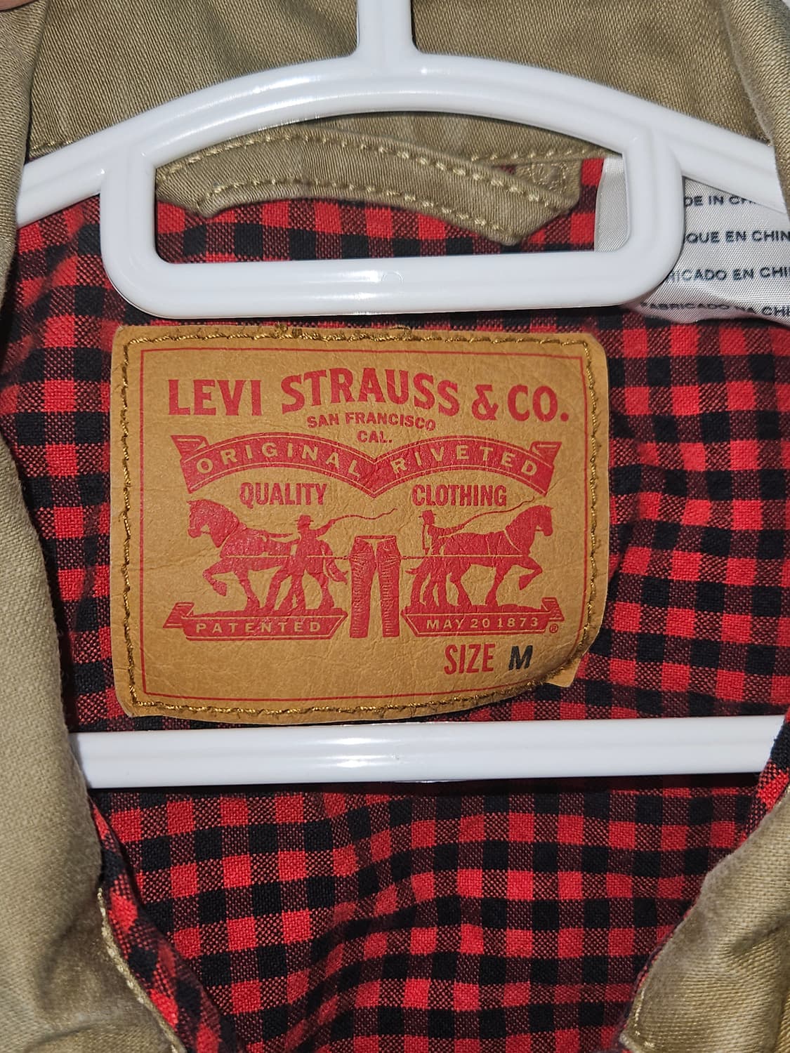 리바이스 빈티지 워크자켓 코튼 M 상품이미지5