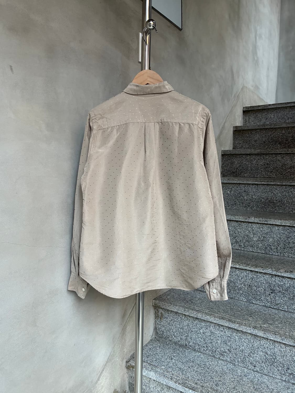 꼼데가르송 robe de chambre 도트 프릴 셔츠 상품이미지3