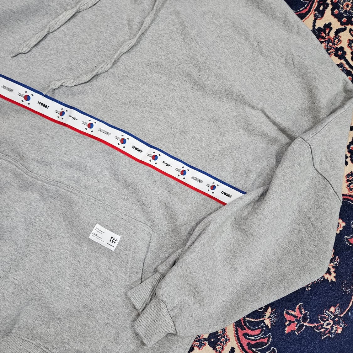 비에스래빗 GR 코리아 기모 후드티셔츠 XXL size 상품이미지4