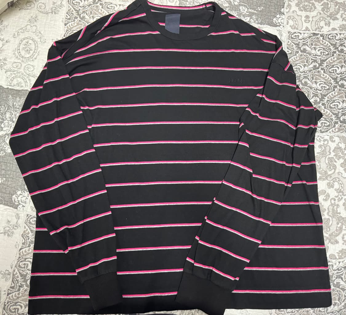 준지  스프라이프 긴팔 티셔츠 L  상품이미지1