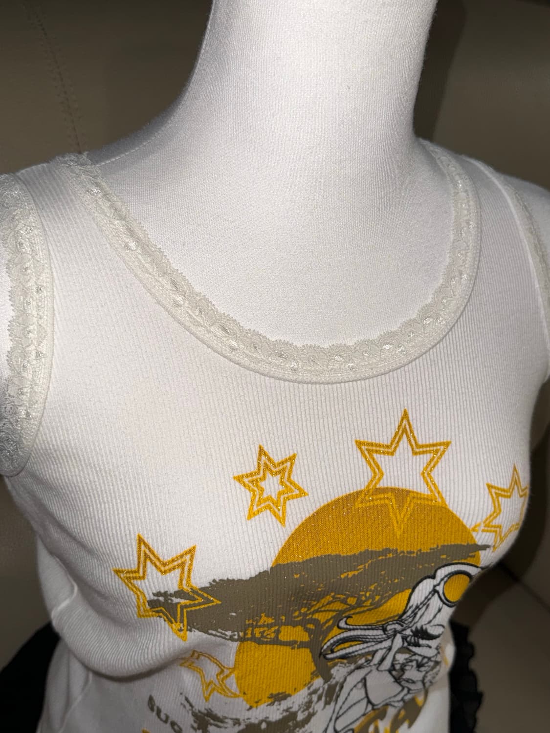 kitsch girl printing sleeveless 상품이미지3