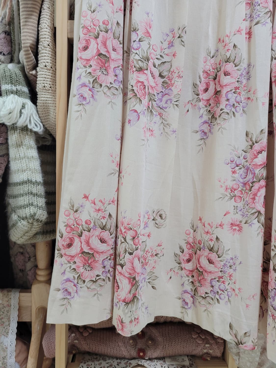 빈티지 러블리 플라워 스커트 상품이미지4