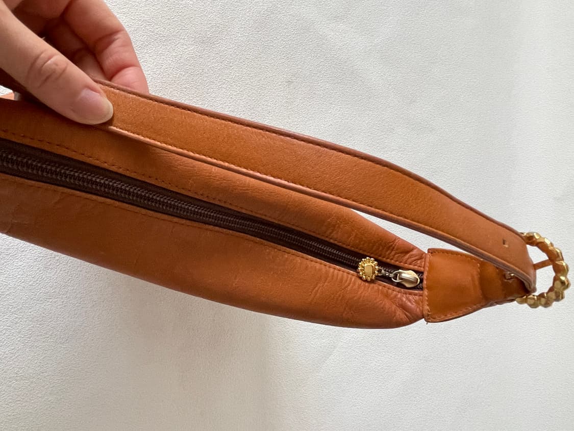 Pre owned 레더 숄더백 상품이미지6