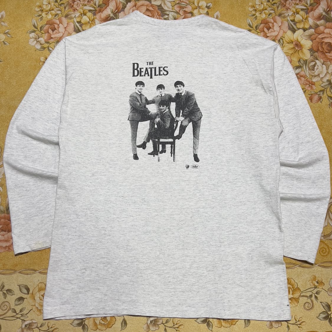 USA 90s The beatles Og 헨리넥 롱슬리브 상품이미지3