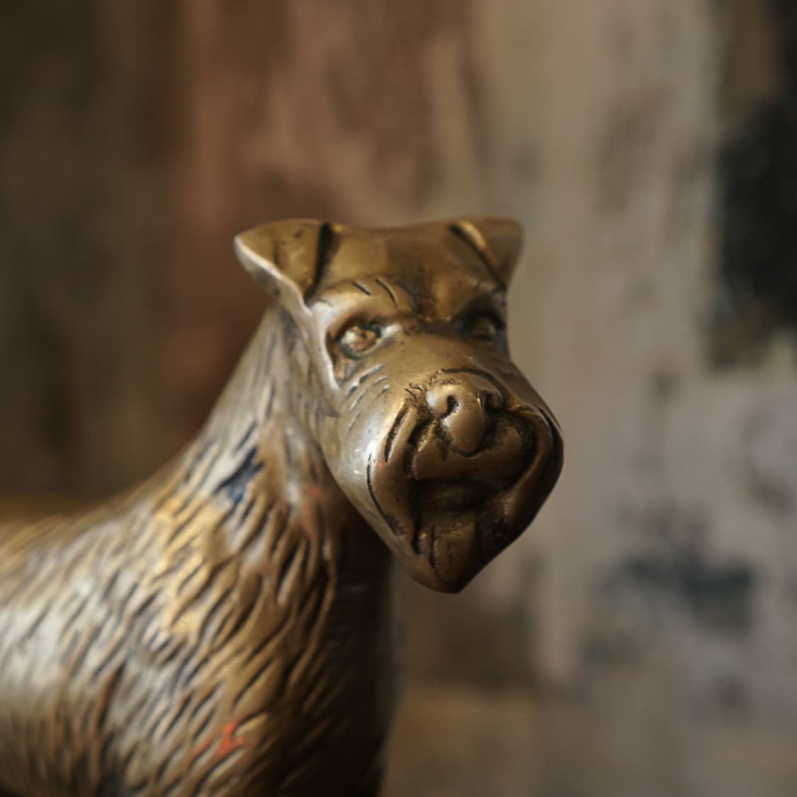 Vintage 황동 슈나이저 테리어 강아지 상품이미지2