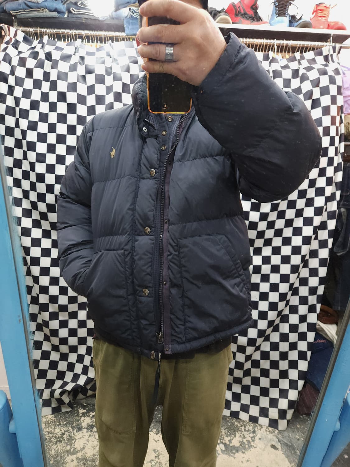 폴로 랄프로렌 00s 네이비 오리털 패딩점퍼

 상품이미지7