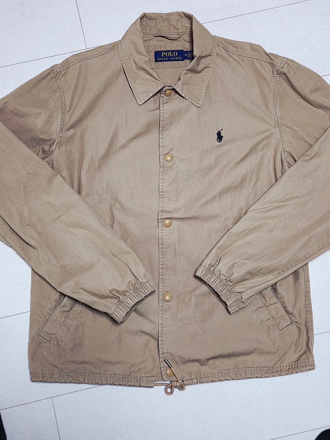 폴로 랄프로렌 코치 자켓 베이지 M 폴로자켓 상품이미지3