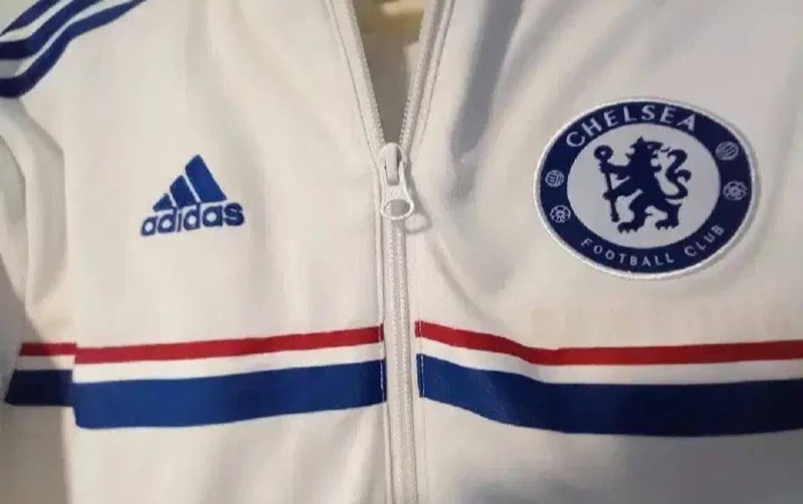 아디다스 희귀 첼시 흰파 화이트 블루 트랙탑 져지집업 95/M 상품이미지2