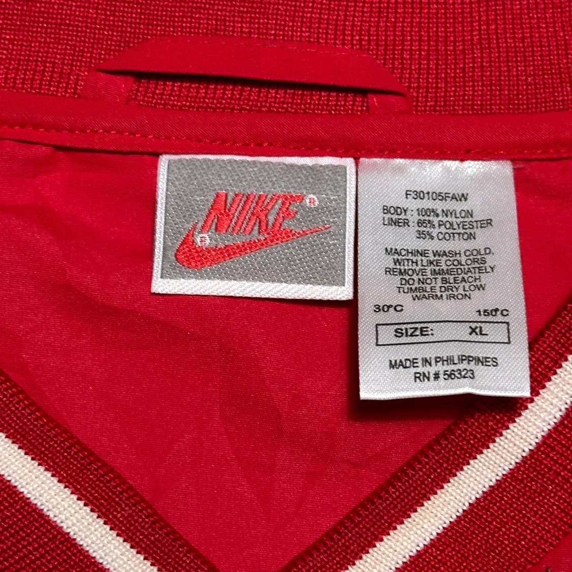 XL 나이키 미드스우시 레드 웜업 상품이미지3