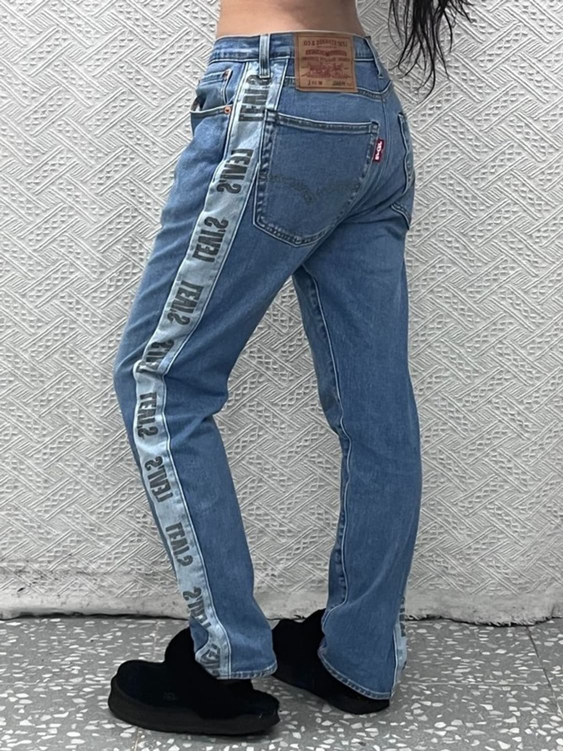 리바이스 HI-BALL 레트로 테이프라인 데님팬츠 34인치 C10163 상품이미지1