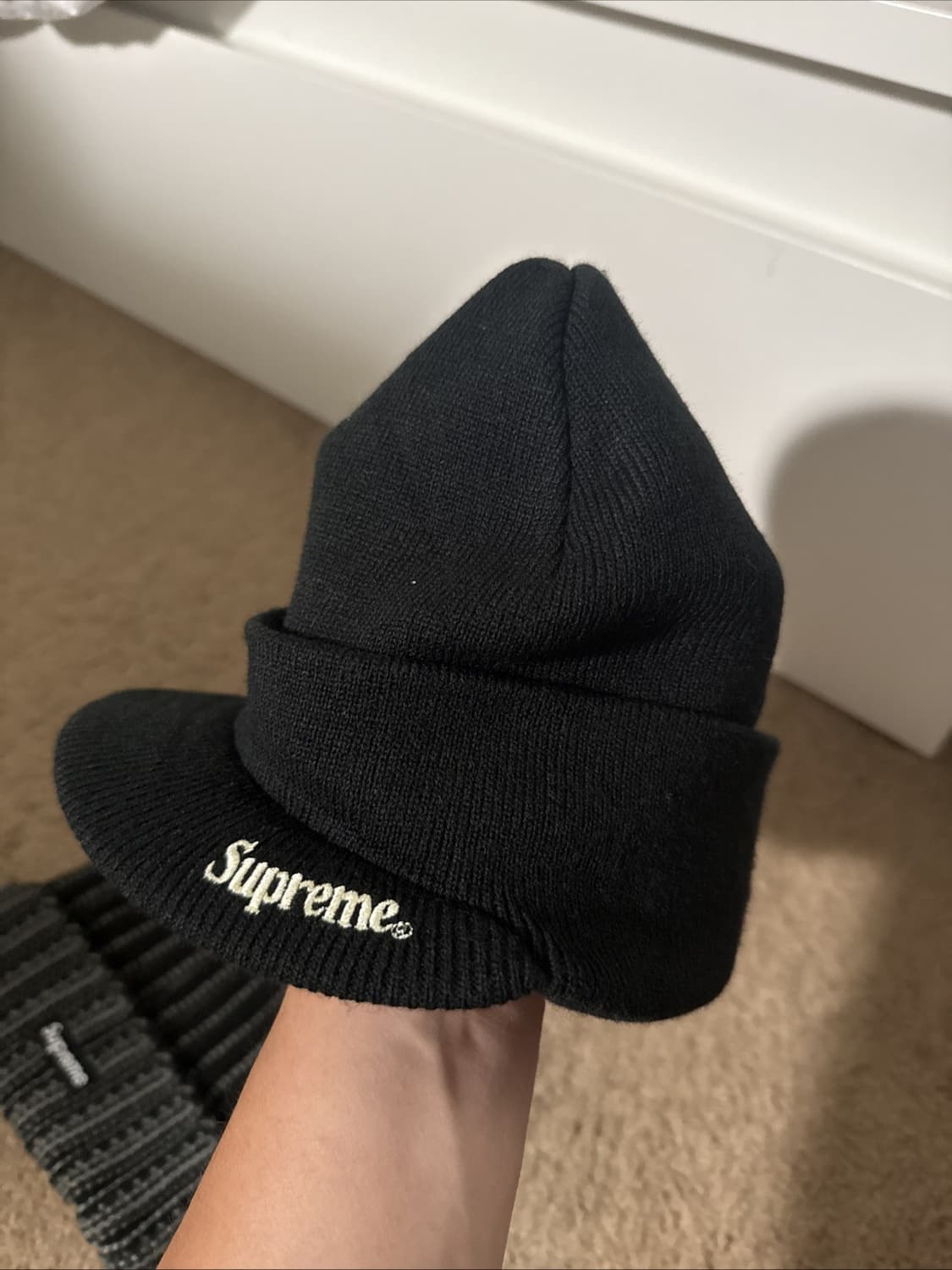 슈프림 × 팀버랜드 비니 상품이미지1