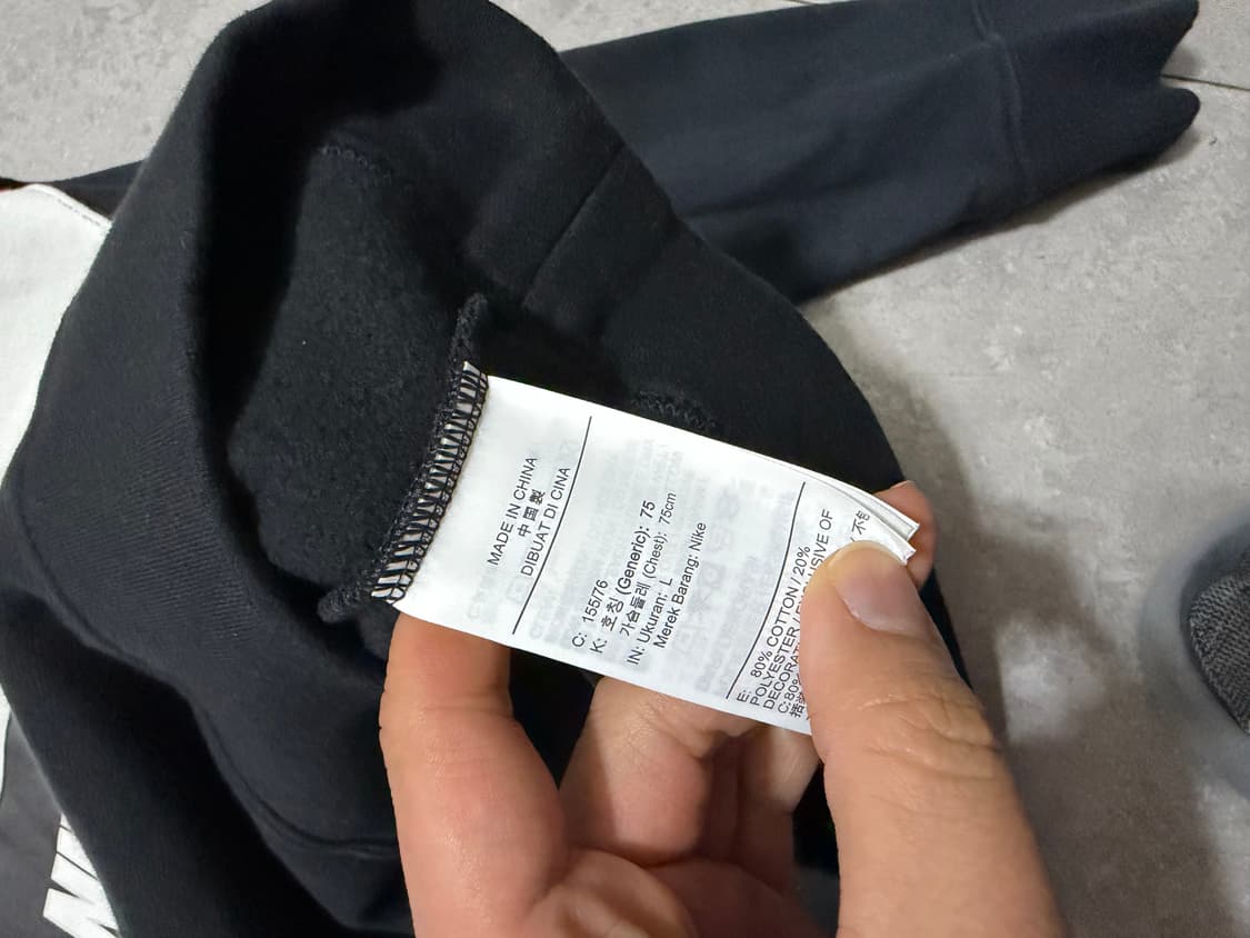 나이키 로고패치 스웻셔츠 55size  상품이미지4