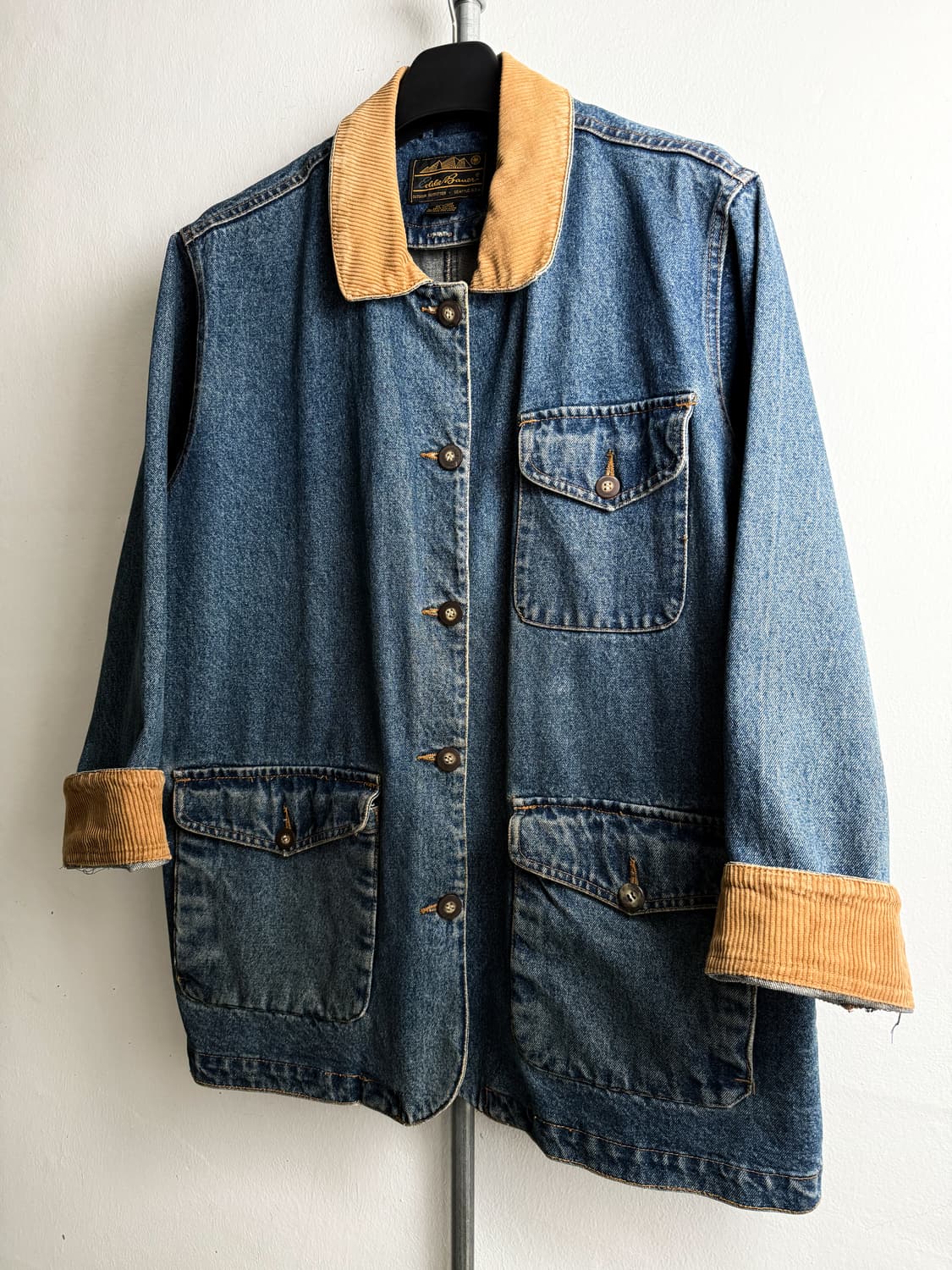 Eddie Bauer Corduroy Collar Denim Jacket 상품이미지3