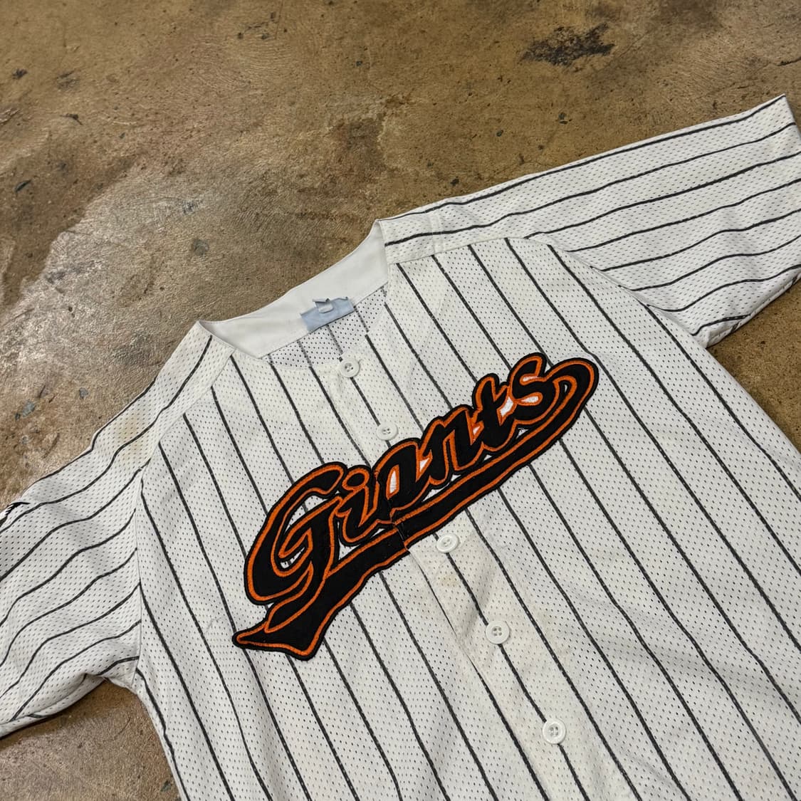 [11] 롯데 자이언츠 Giants 스트라이프 야구 져지 b18 상품이미지1