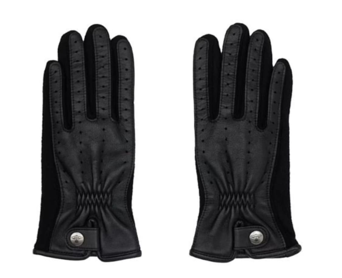 비비안 웨스트우드 아웃핑거 콤비 장갑 블랙 (새상품) 상품이미지2