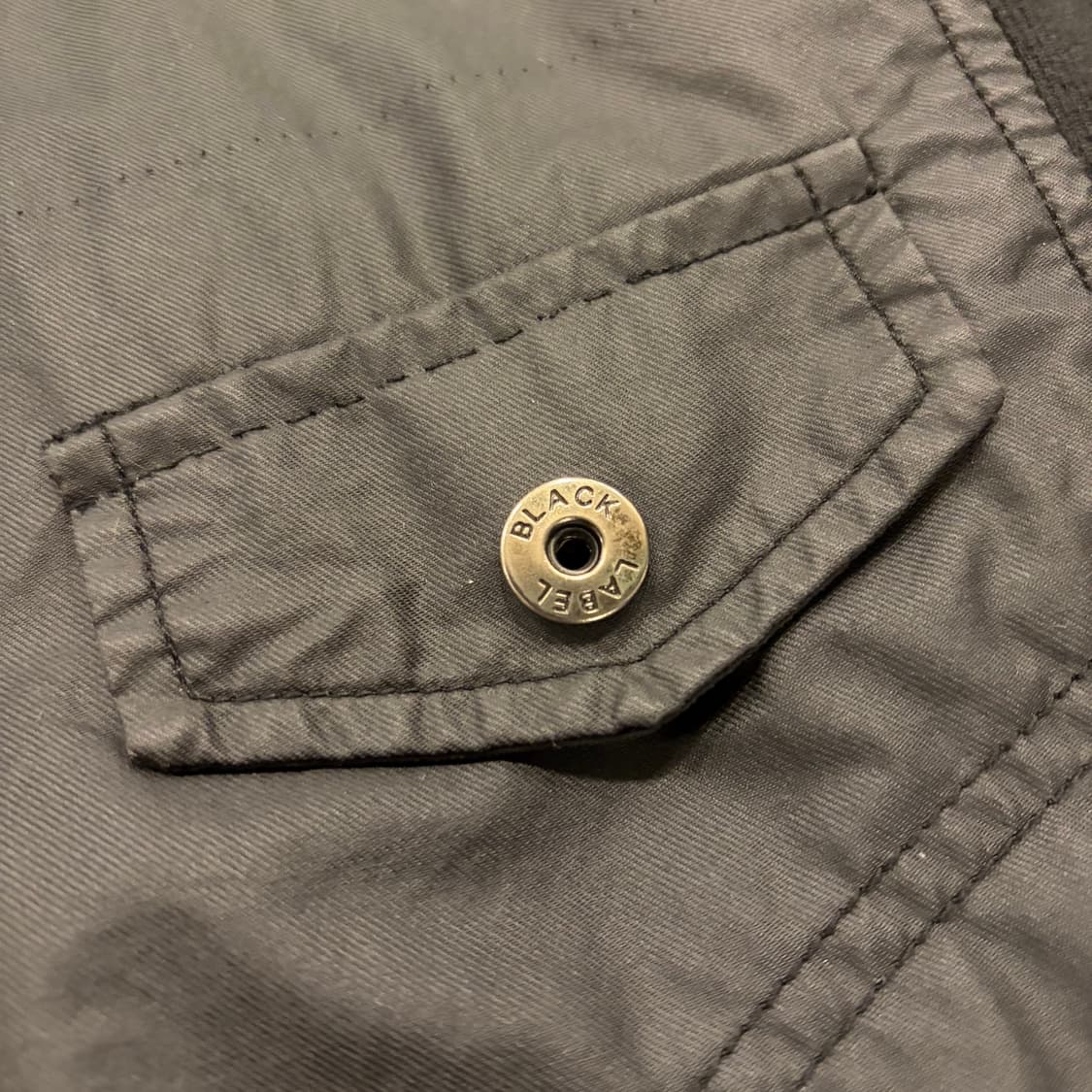 [50] 언더커버리즘 빈티지 블랙 바람막이 집업 자켓 B747 상품이미지5