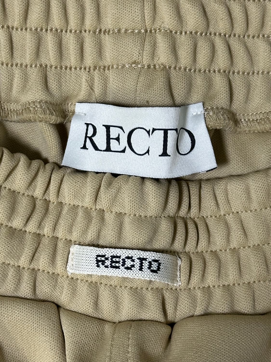 [S] 렉토 트리콧 트라이콧 트레이닝 팬츠 베이지 상품이미지6