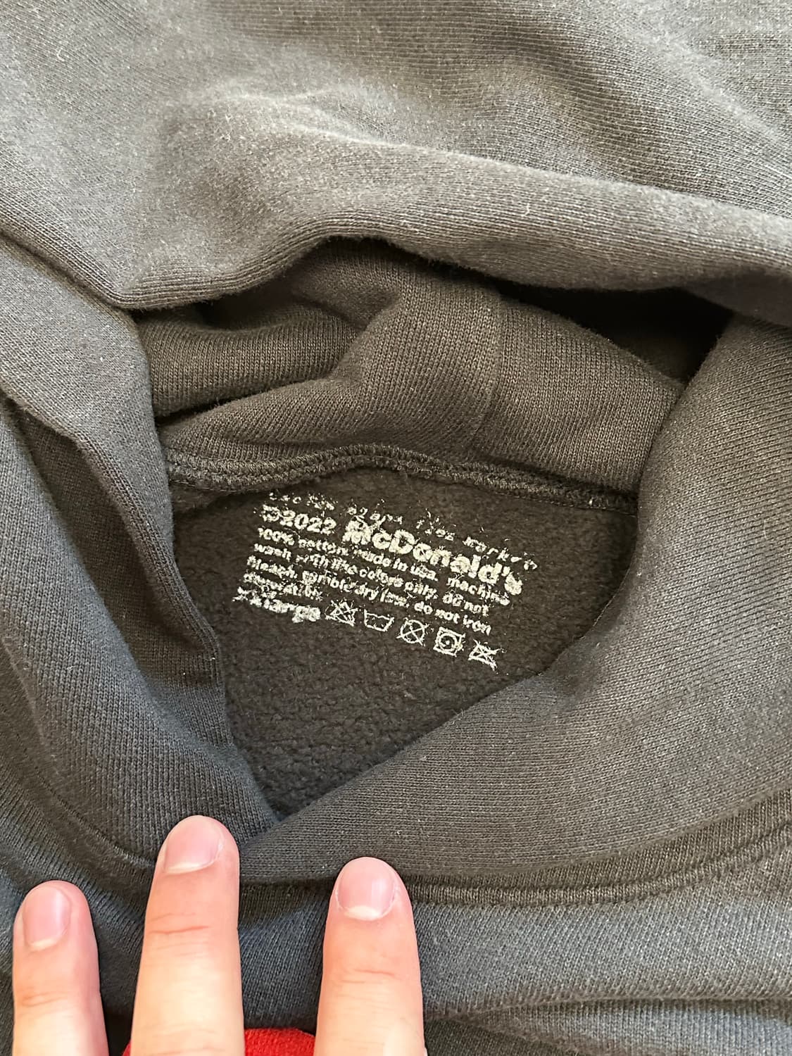 [XXL] CPFM x 맥도날드 후드 블랙  상품이미지3