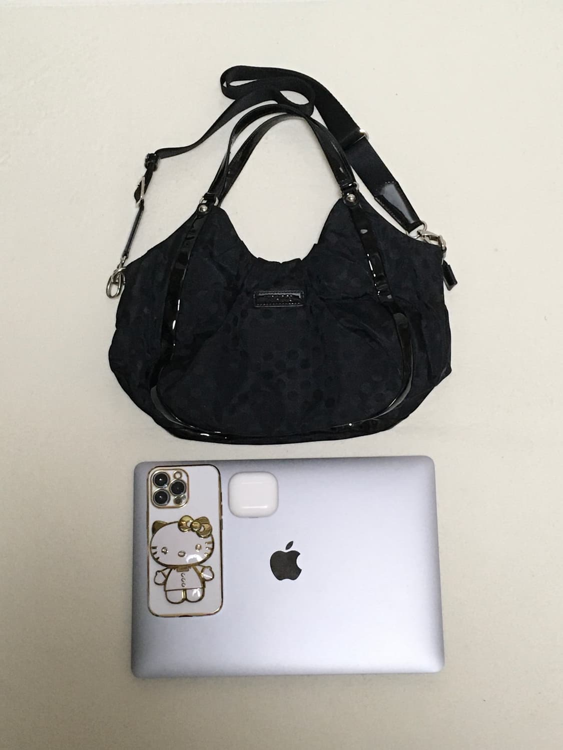 요지야마모토 ysaccs 블랙 도트 2way 백 상품이미지9