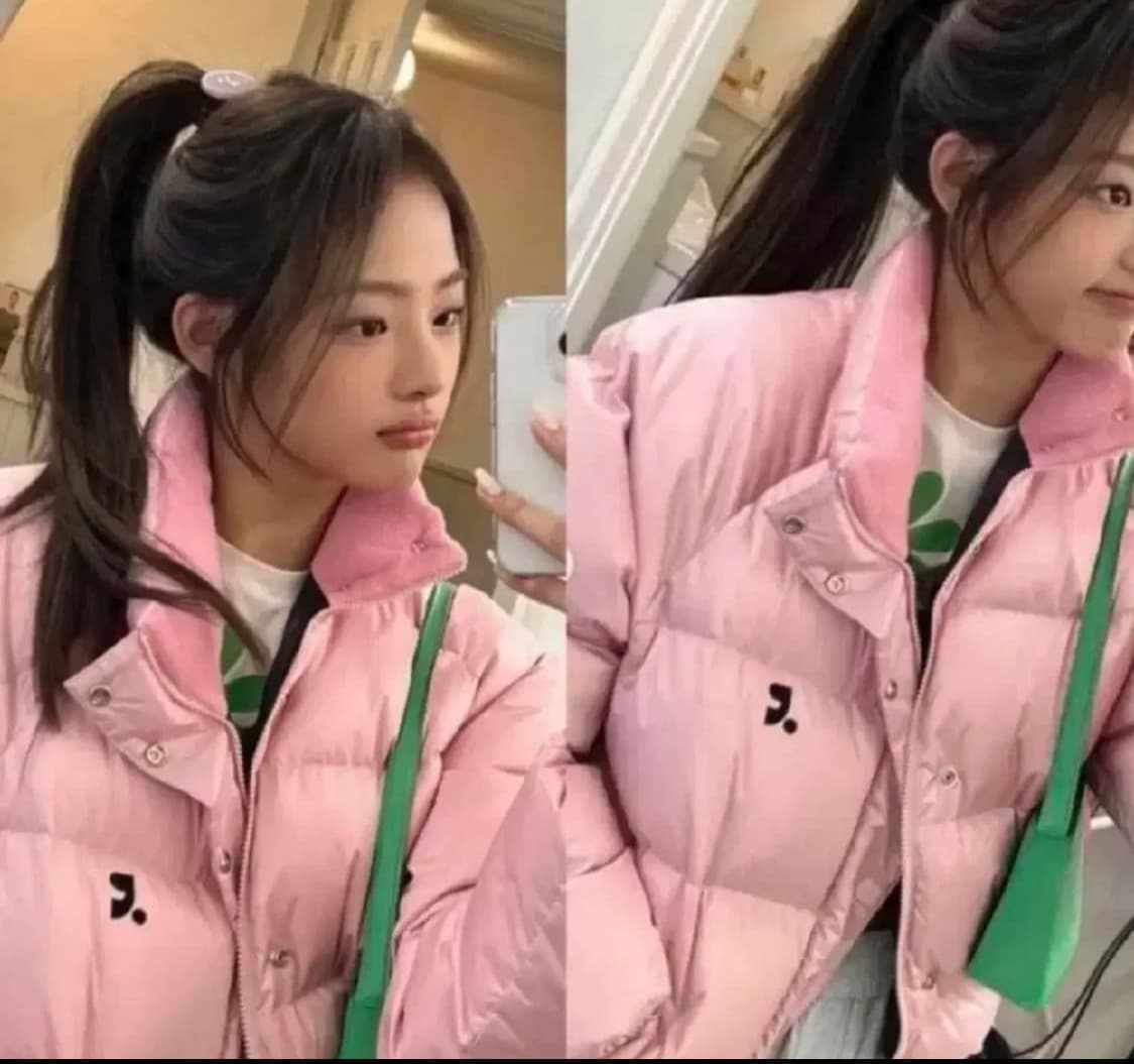 레스트앤레크리에이션 오버사이즈 패딩 블랙 (뉴진스 민지) 상품이미지5