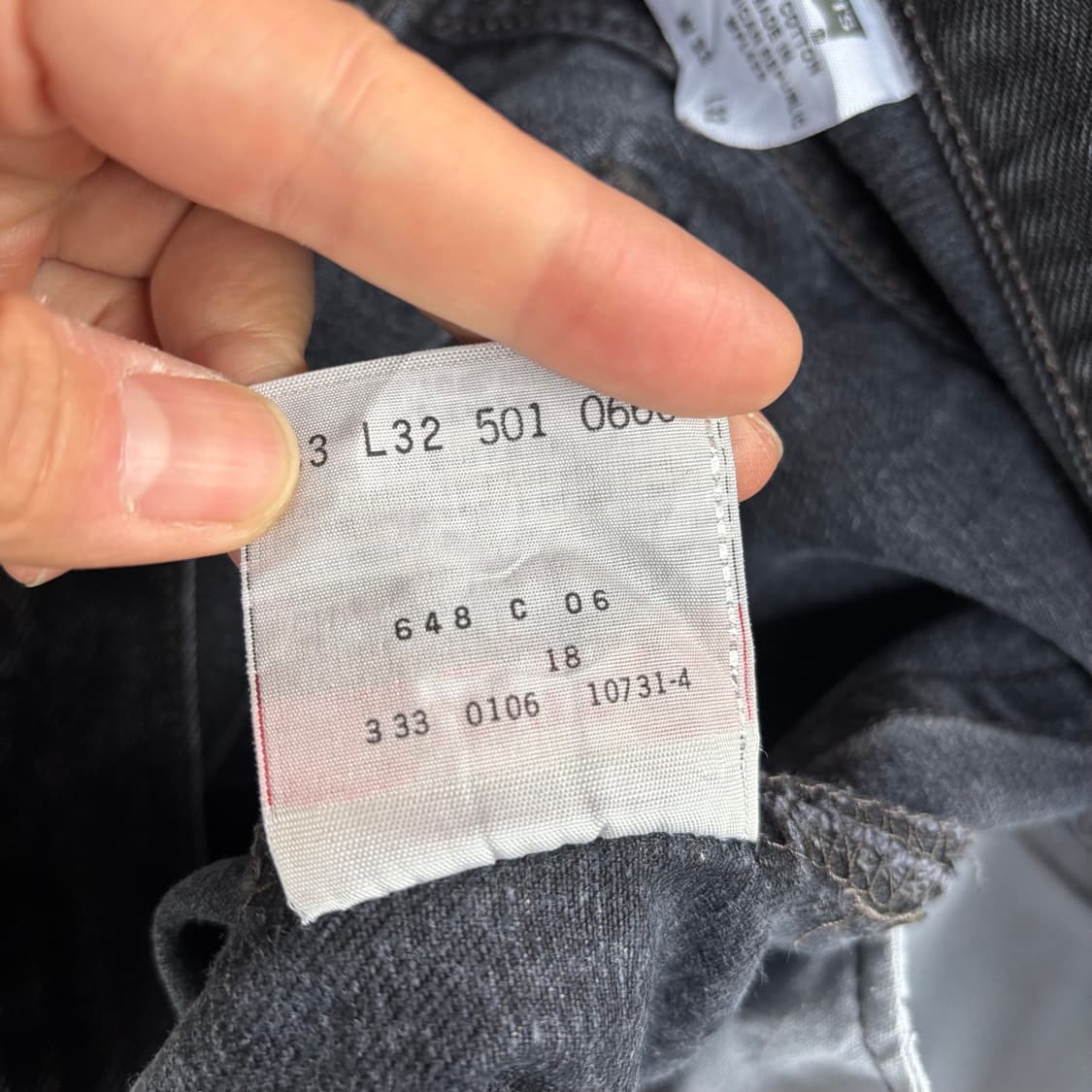 00년대 리바이스 501 블랙 상품이미지10