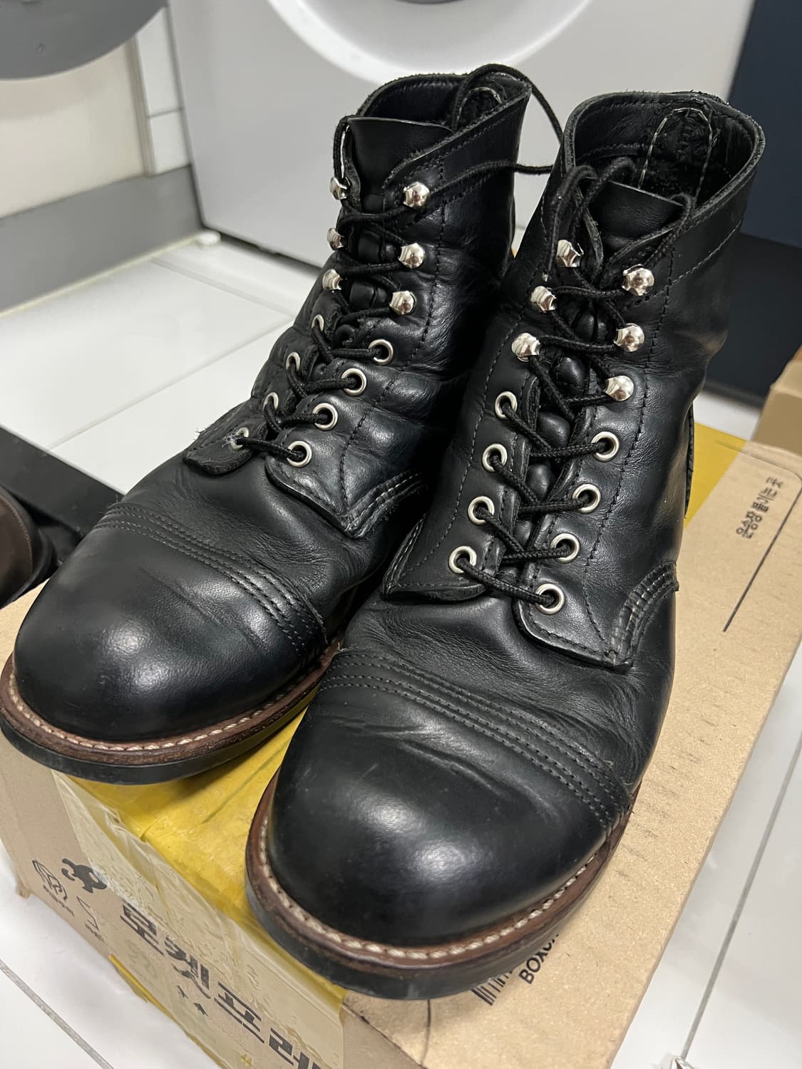 택포20) 레드윙 아이언레인저 8084 블랙하니스 9D 270 상품이미지1