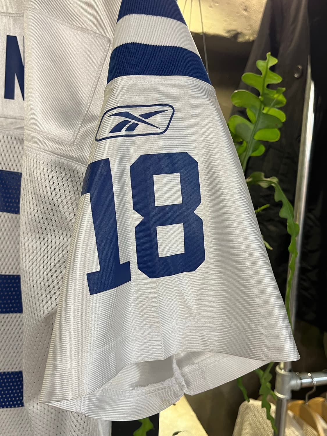 NFL 리복 이퀍먼트 인디애나 콜츠 유니폼 반팔 져지 화이트 M #csz 상품이미지3