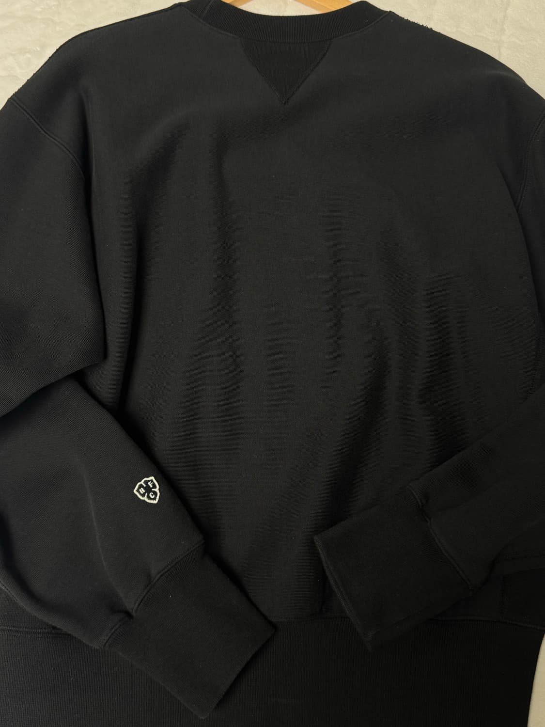 헤리티지플로스 맨투맨 블랙 M 상품이미지4