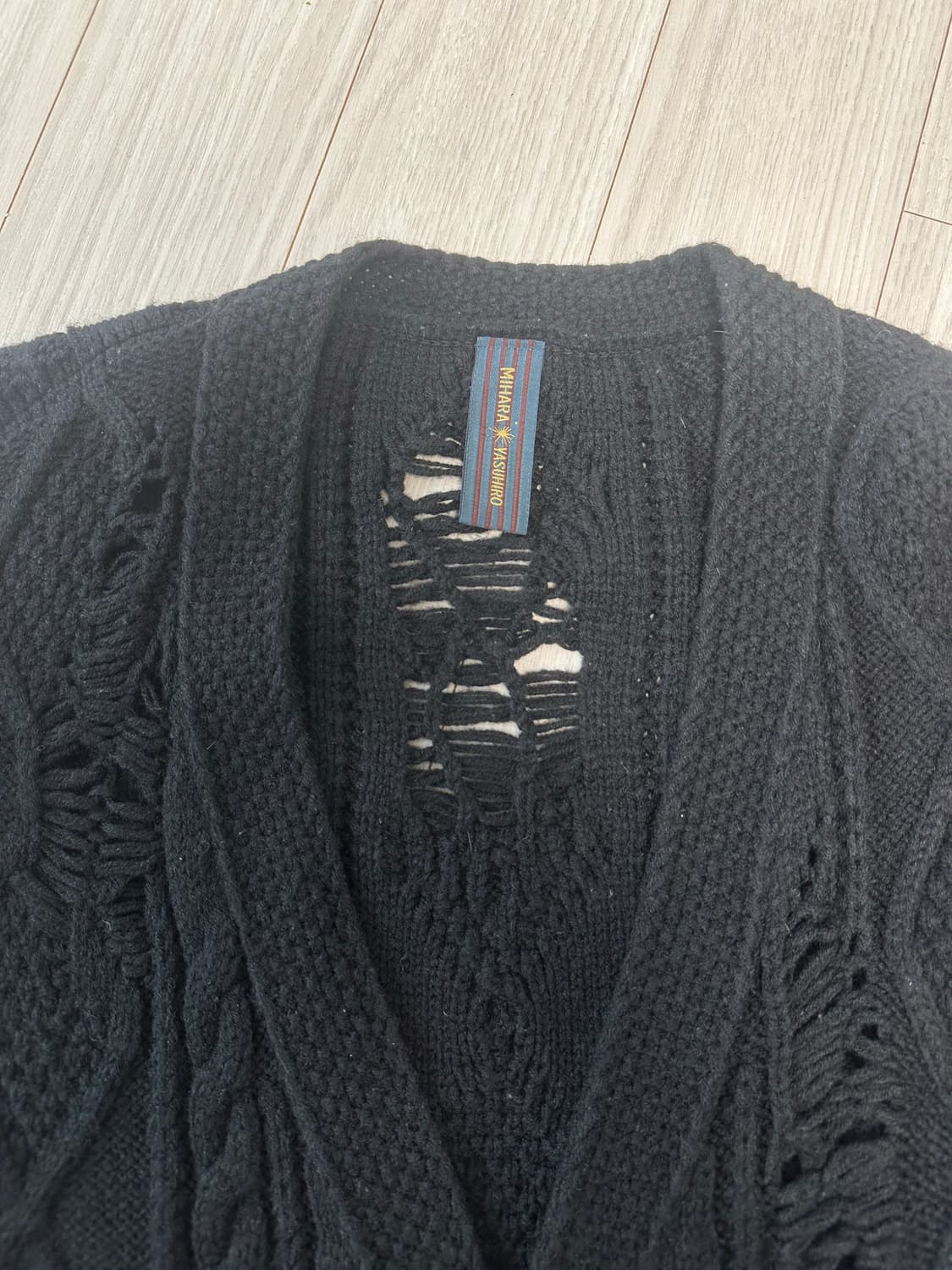 미하라야스히로 데미지가디건 상품이미지2