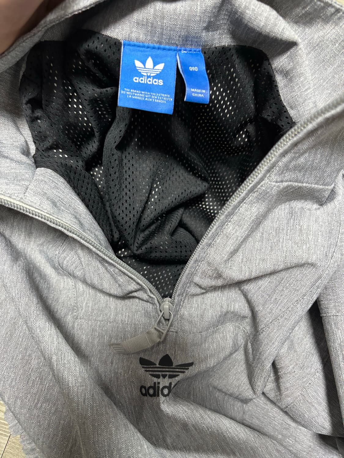 아디다스 하프집업 아노락 (size 90) 상품이미지6