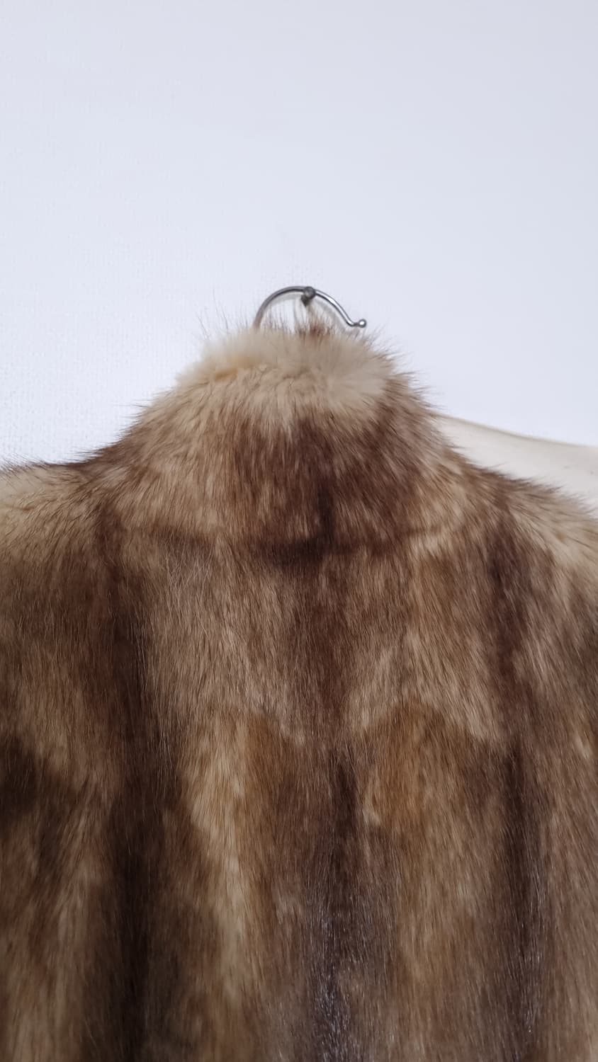  머스크랫 100 모피 퍼 자켓 상품이미지7