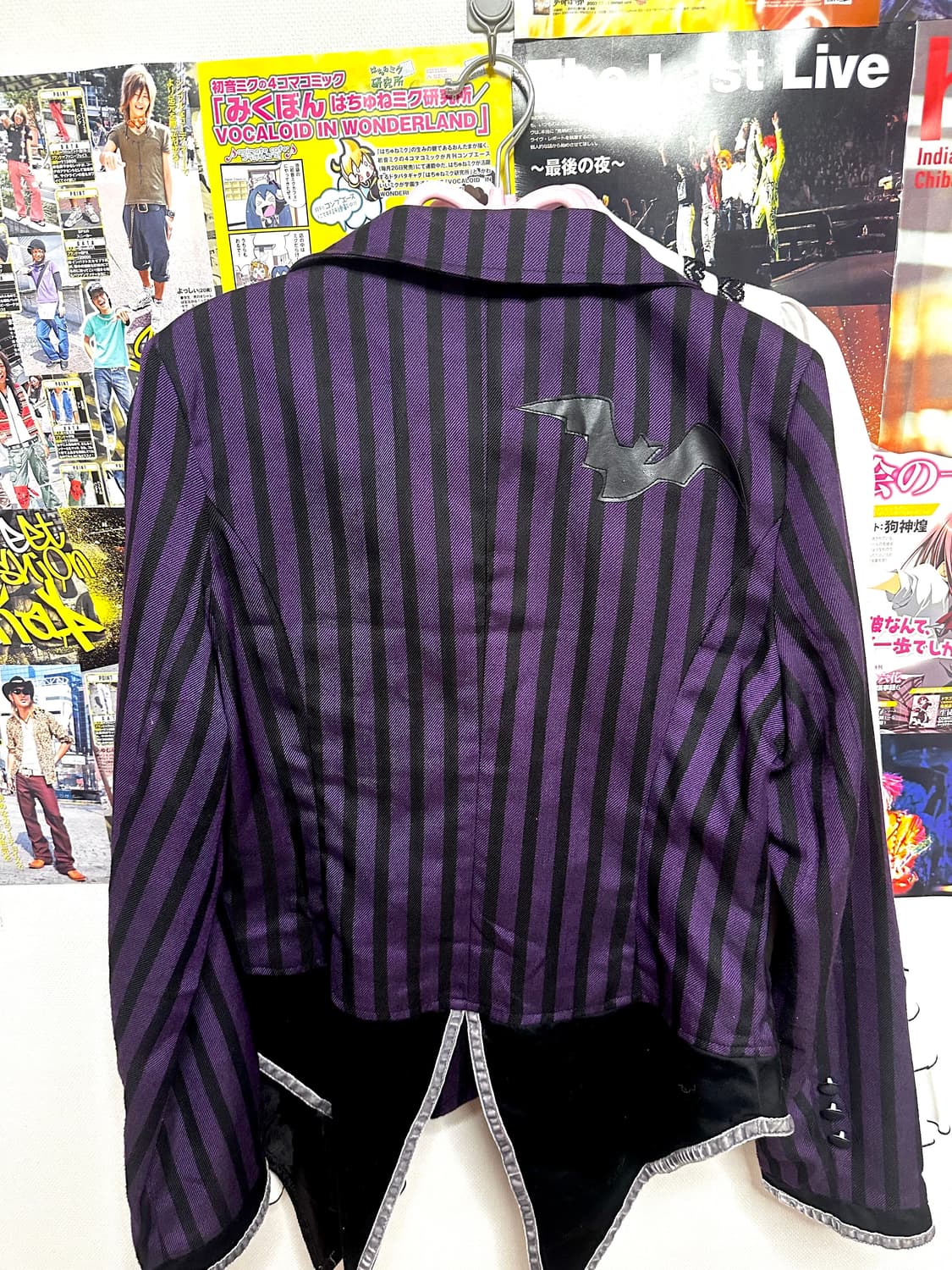 바디라인교복스타일고스로리 공겜여주깔 박쥐 로리타 일브대장템핀터깔자켓 상품이미지2