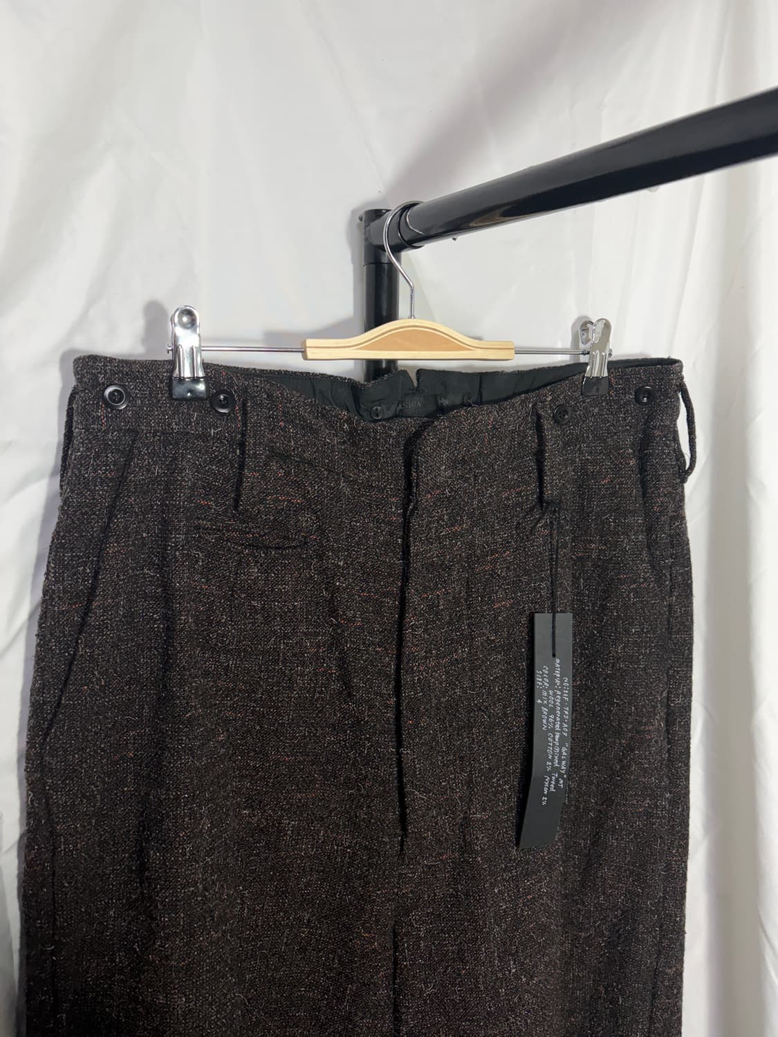 클라시카 컷 오프 볼드 스트레이트 트라우저 상품이미지1