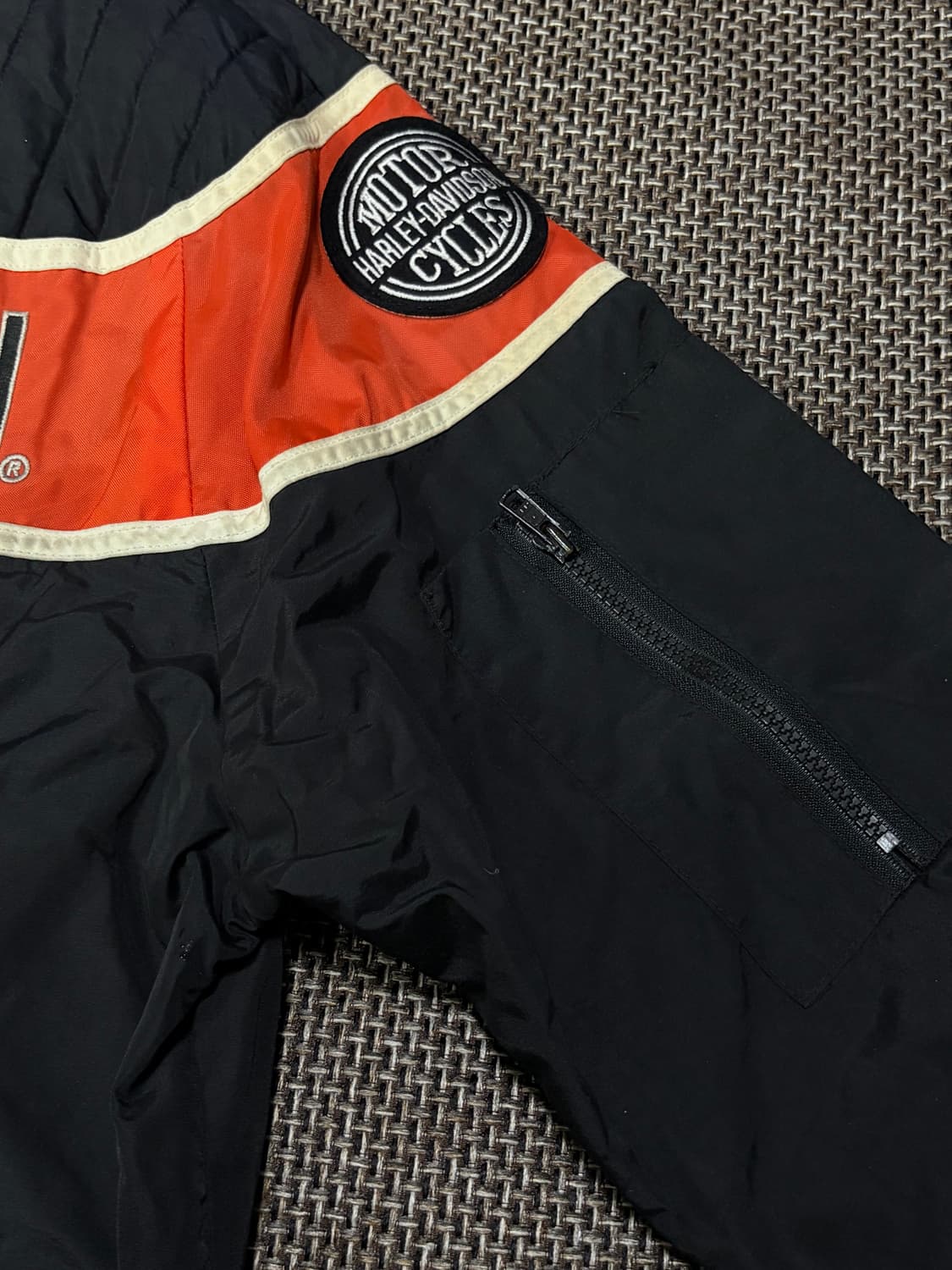 할리데이비슨 빈티지 나일론 레이싱 자켓 상품이미지5