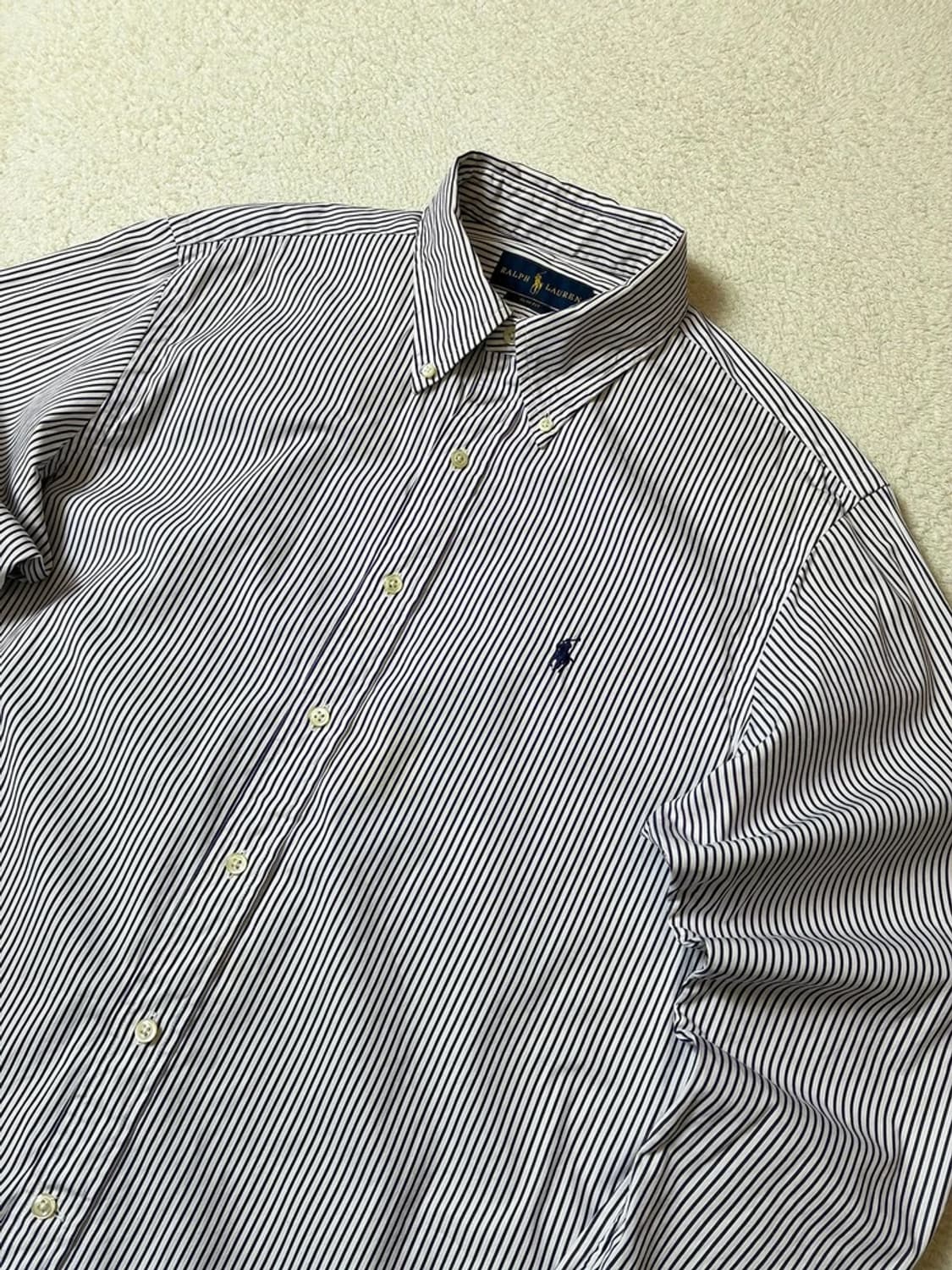 폴로 랄프로렌 시티보이룩 스트라이프 포니 로고 셔츠 PN7474 상품이미지2