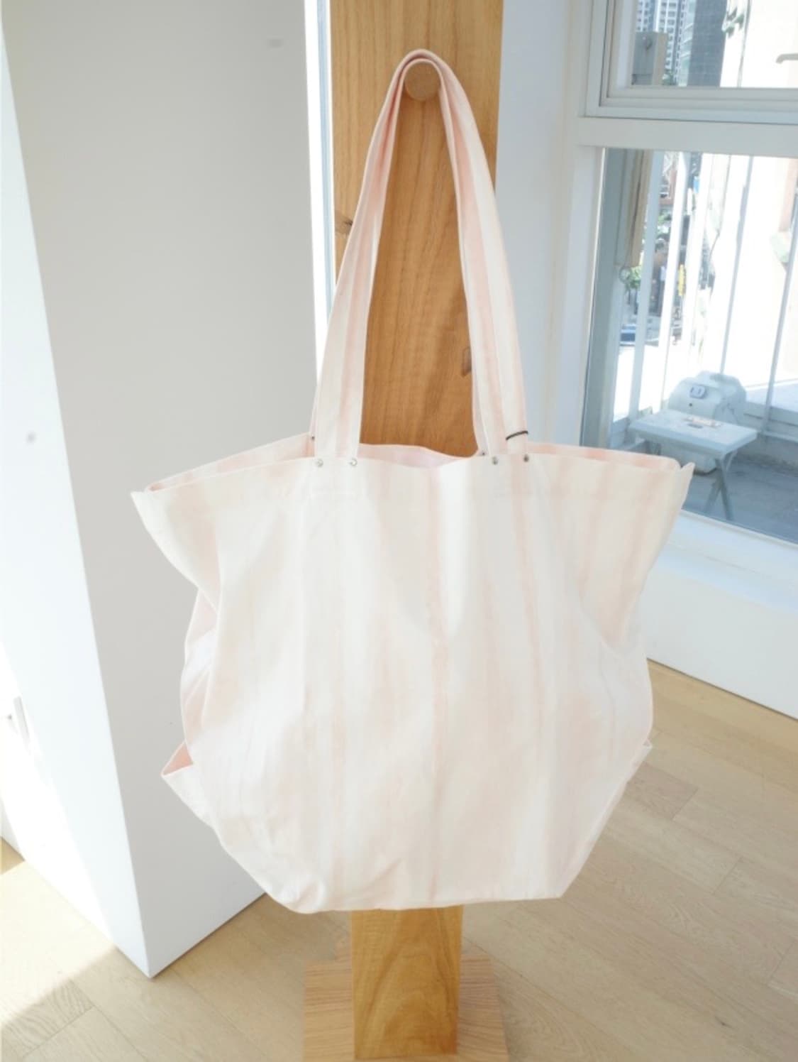 RIKU UMEHARA DELIVERY DYEING BAG 라이트 핑크 상품이미지2