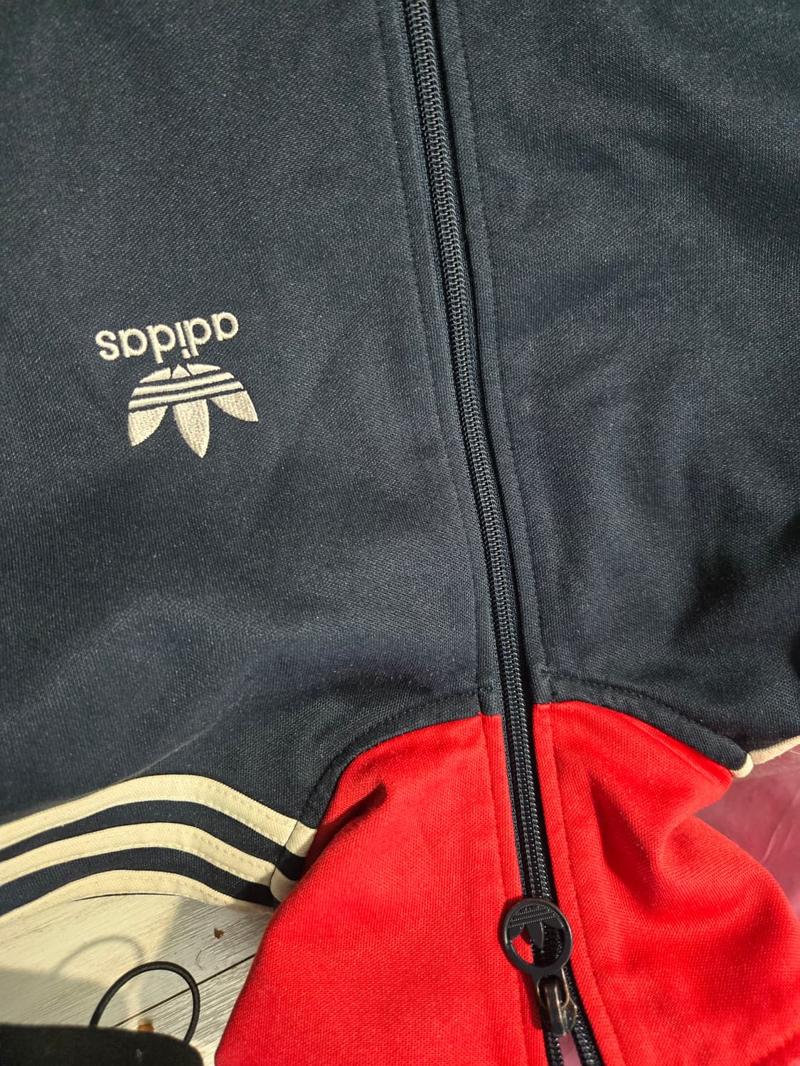 아디 네이비빨강 배색집업 95 상품이미지5