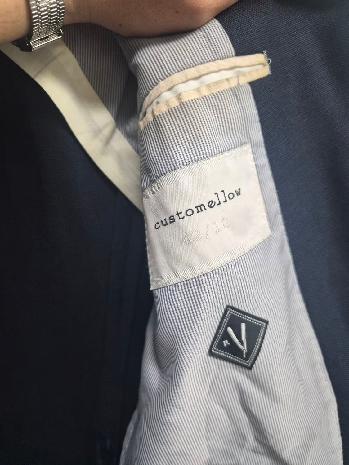 110) 커스텀 멜로우 네이비 블레이저 팝니다 상품이미지5